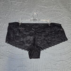 XOXO Black Lace Women's 3X Panties NEW